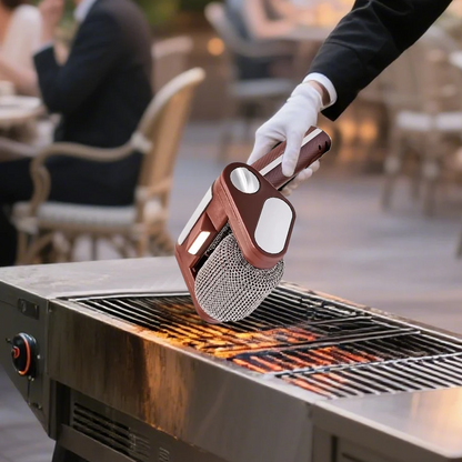 CleanPro™ GrillCleaner – Oplaadbare Elektrische Grillreiniger Roller