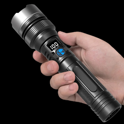 Lumera™ AdjustableFlashlight: Ultraheldere Oplaadbare Zaklamp Met Verstelbare Bundel