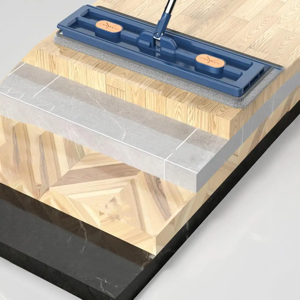 CleanPro™ RotatingMop – 360° Draaibare Vlakke Dweil voor Moeiteloos Reinigen