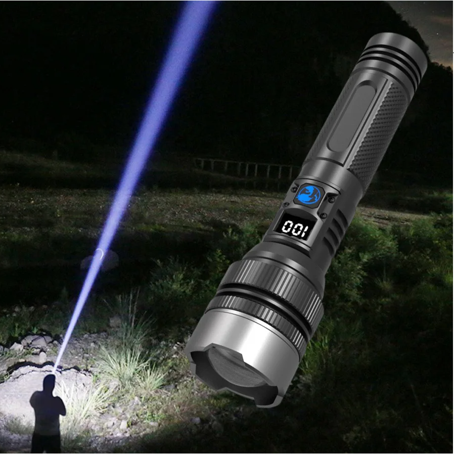 Lumera™ AdjustableFlashlight: Ultraheldere Oplaadbare Zaklamp Met Verstelbare Bundel