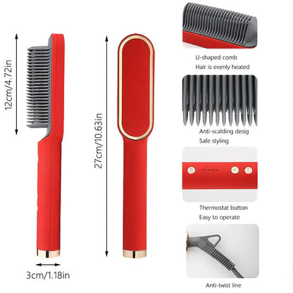 Glow ® CeramicBrush- Haar Stijltang en Kruller Borstel