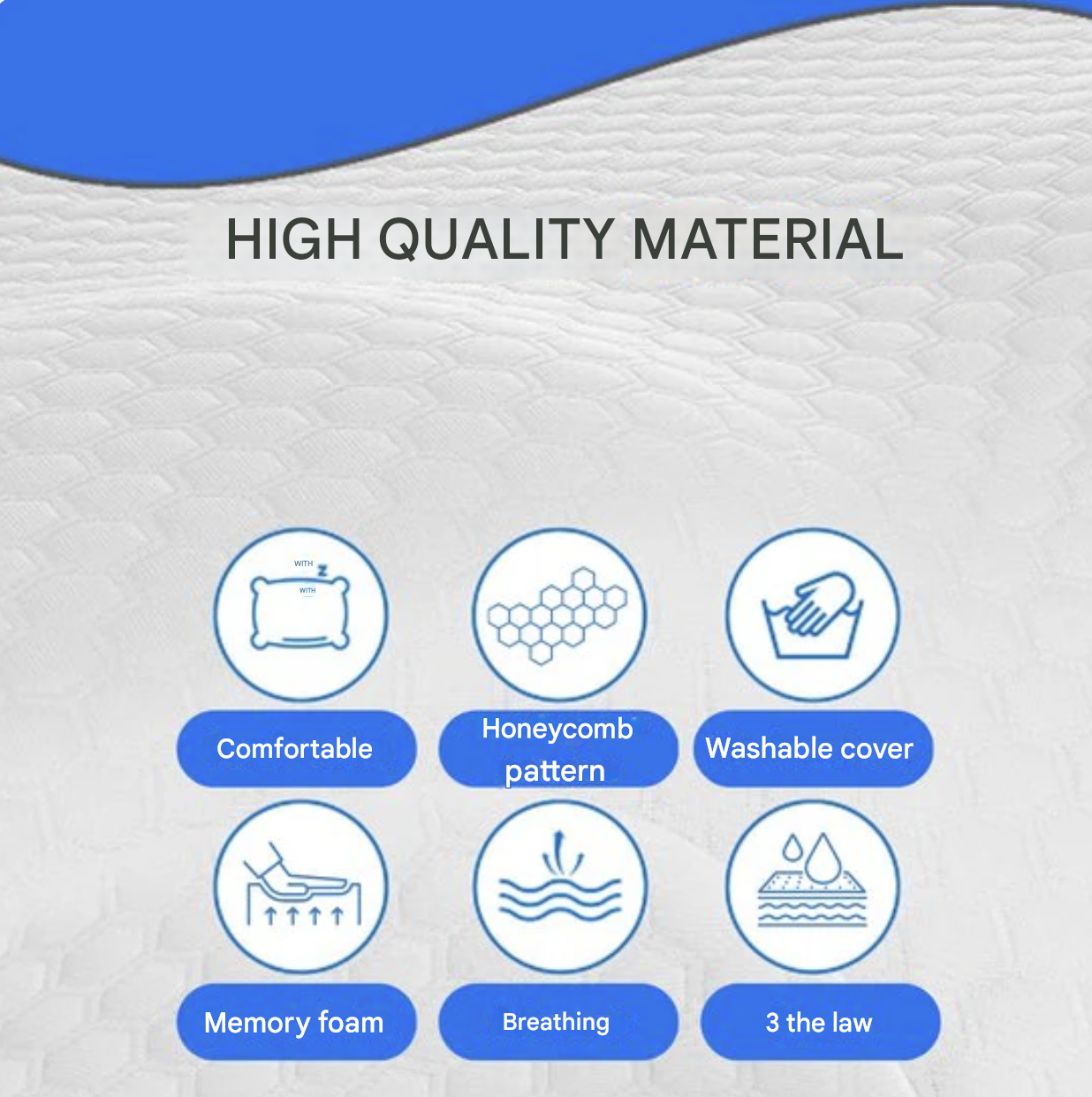 RestComfort™ Curve – Voorkom Nekpijn & Verbeter Je Slaaphouding Moeiteloos