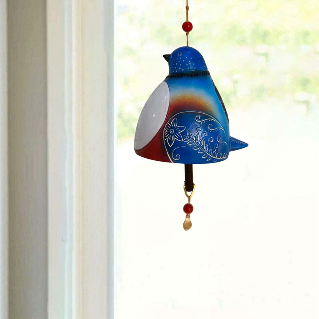 BirdChime™ – Handgemaakte Natuurklok met Vogelzang voor Balkon & Tuin