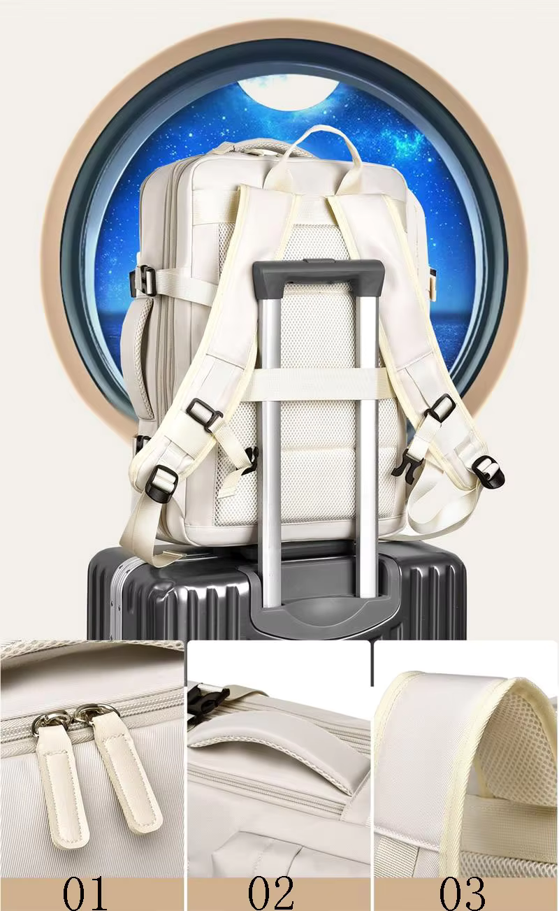 UrbanRoam™ TravelPack – Duurzame Waterdichte Reisrugzak