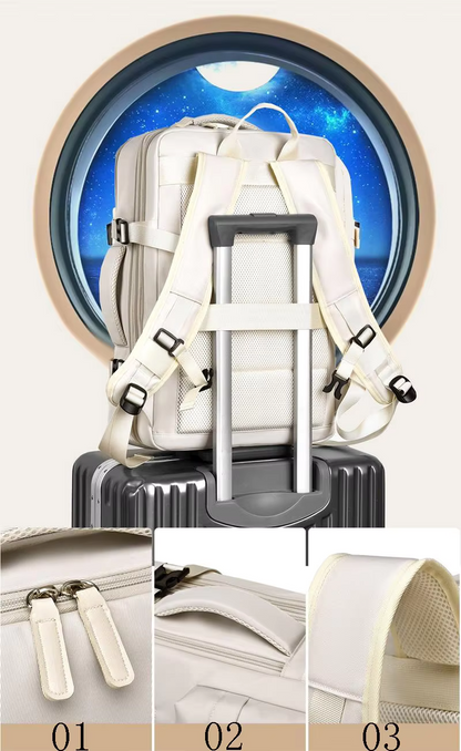 UrbanRoam™ TravelPack – Duurzame Waterdichte Reisrugzak