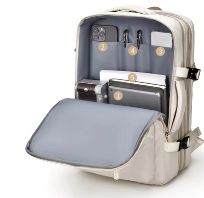 UrbanRoam™ TravelPack – Duurzame Waterdichte Reisrugzak