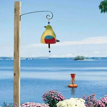 BirdChime™ – Handgemaakte Natuurklok met Vogelzang voor Balkon & Tuin