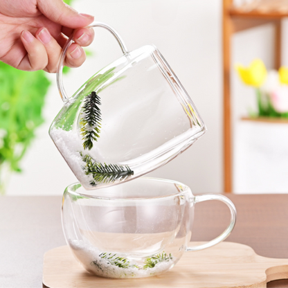 ThermoGlass™ Mug – Dubbelwandige Isolatie voor Warm & Koud Drinken