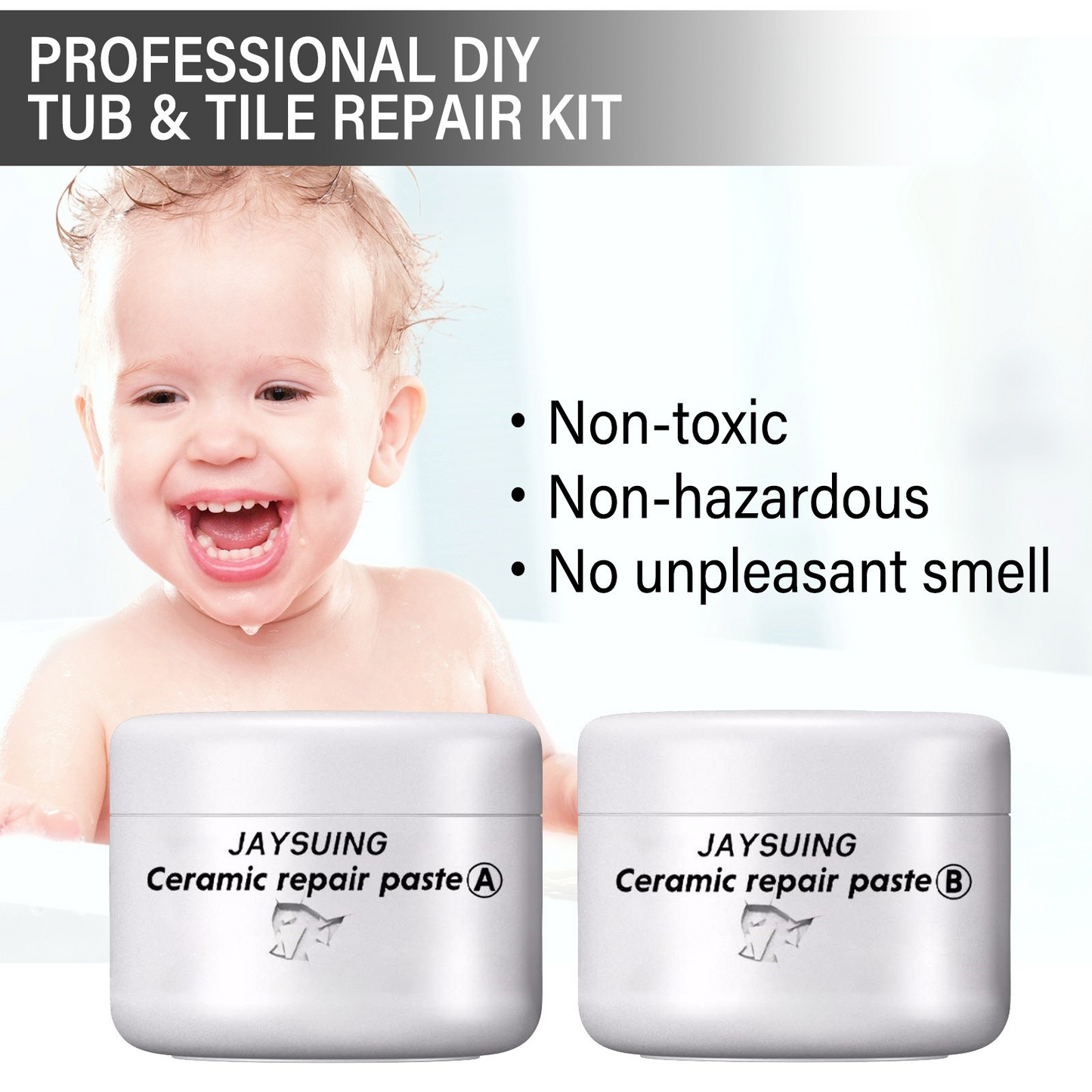 FixMate™ CeramicPaste – Keramisch Tegel Reparatie Plakken Set