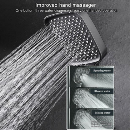 AquaLux™ ShowerSet – Wandgemonteerde Regendouche met Hoge Druk