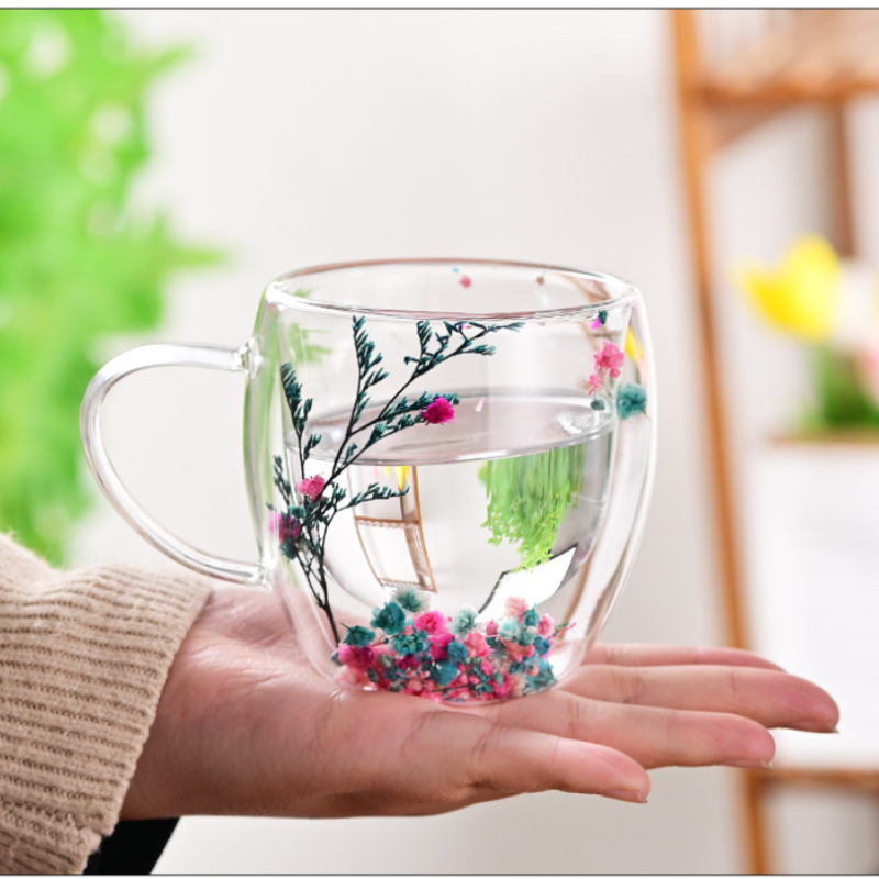 ThermoGlass™ Mug – Dubbelwandige Isolatie voor Warm & Koud Drinken