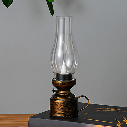 Lumera™ VintageLamp  Vintage LED Kerosine Lamp Met Flikkerend Vlam