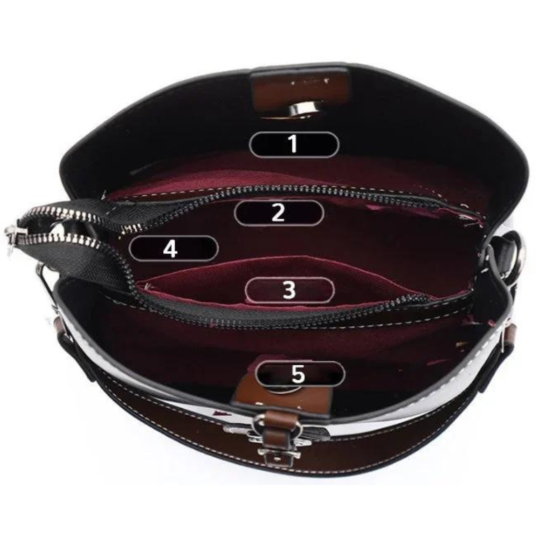 Luniva™ Shoulder Bag – Echt Lederen Elegante Dames Schoudertas – Echt Lederen Elegante Dames Schoudertas