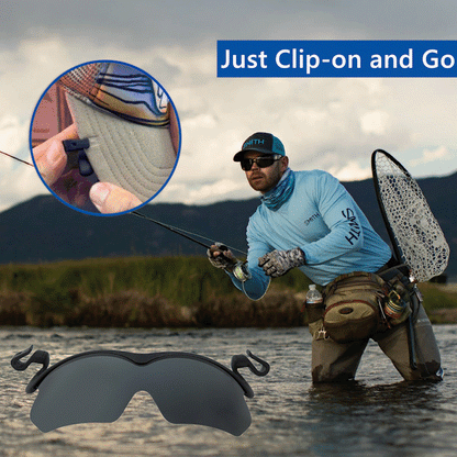 ShadeSnap™ ClipGlasses – Sportieve Clip-On Zonnebril