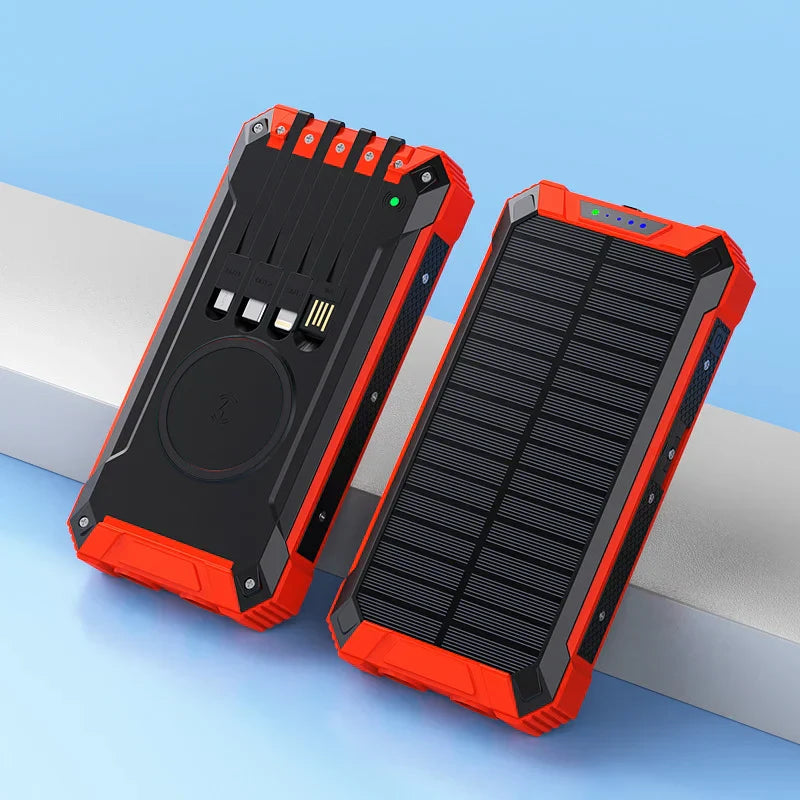 Solarix™ PowerBank – Draagbare Zonne-energie Draadloze Powerbank