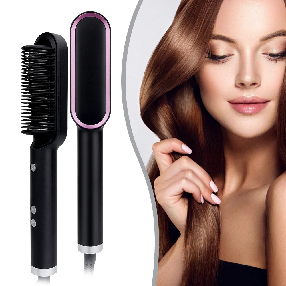 Glow ® CeramicBrush- Haar Stijltang en Kruller Borstel