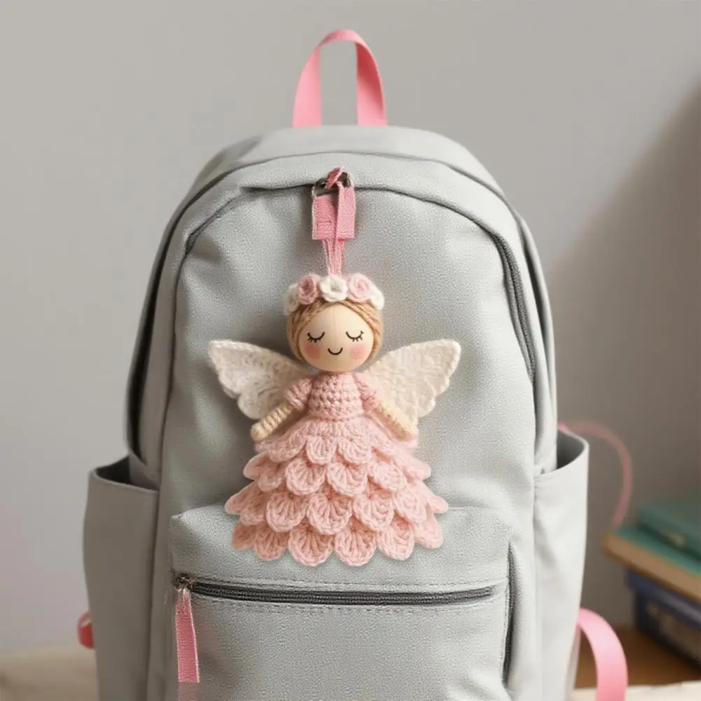 AngelCrochet Kit™ – Charmant DIY Haak Ornament voor Warm Sfeerdecor