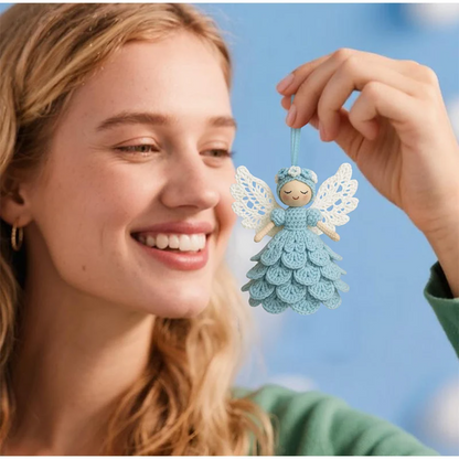 AngelCrochet Kit™ – Charmant DIY Haak Ornament voor Warm Sfeerdecor