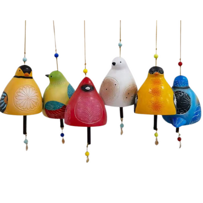 BirdChime™ – Handgemaakte Natuurklok met Vogelzang voor Balkon & Tuin