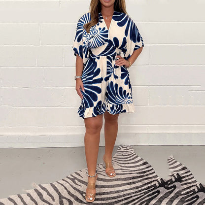 Luniva™ Short Jumpsuit – Casual Gedrukte Korte Jumpsuit voor Dames