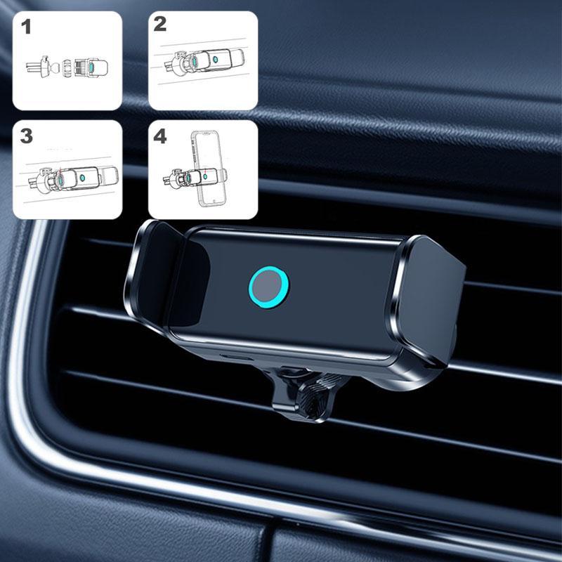 DriveMate™ PhoneClamp: Automatische Klem Dashboard & Ventilatierooster