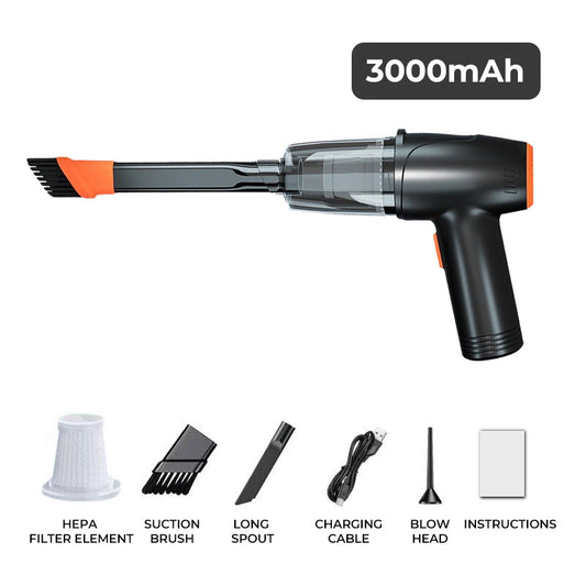 CleanPro™ PortableVac – Multifunctionele Draagbare 3-in-1 Stofzuiger