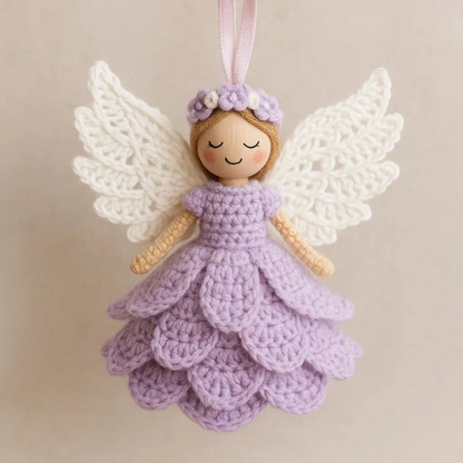 AngelCrochet Kit™ – Charmant DIY Haak Ornament voor Warm Sfeerdecor